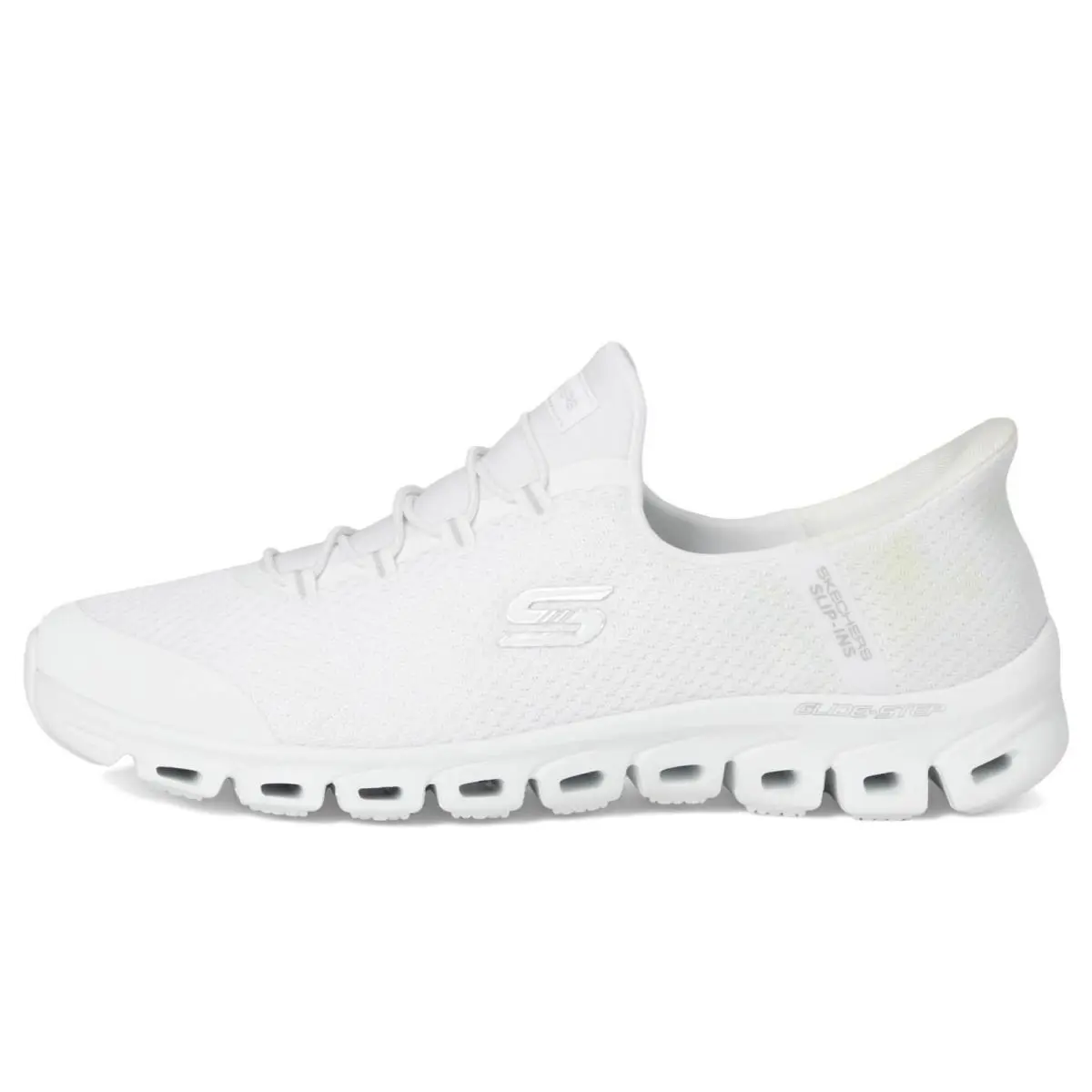 Skechers shoes - WHITE/SILVER 4