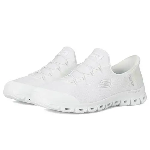 Skechers shoes - WHITE/SILVER 16