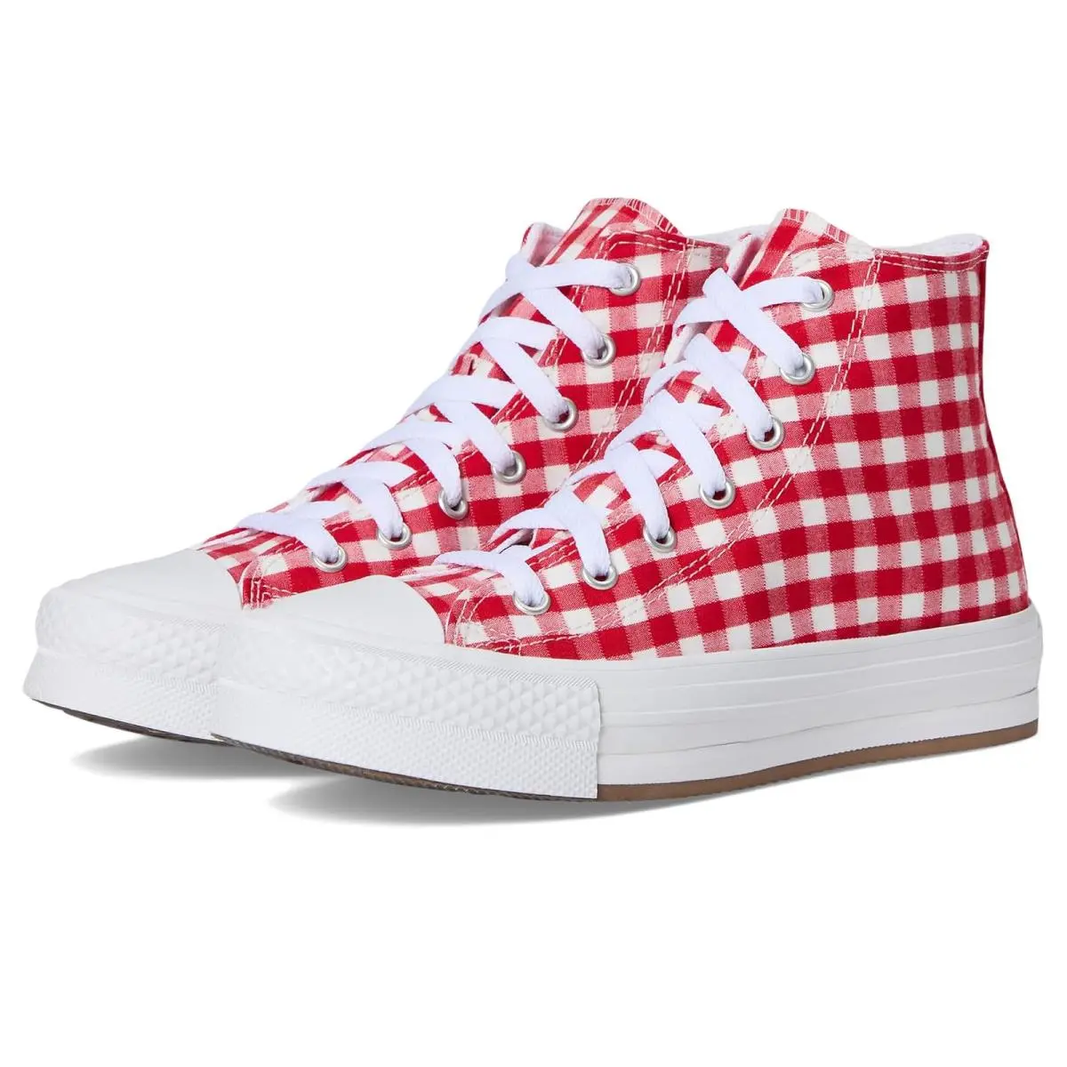 Children Unisex Converse Kids Chuck Taylor All Star Lift Checkered Big Kid
