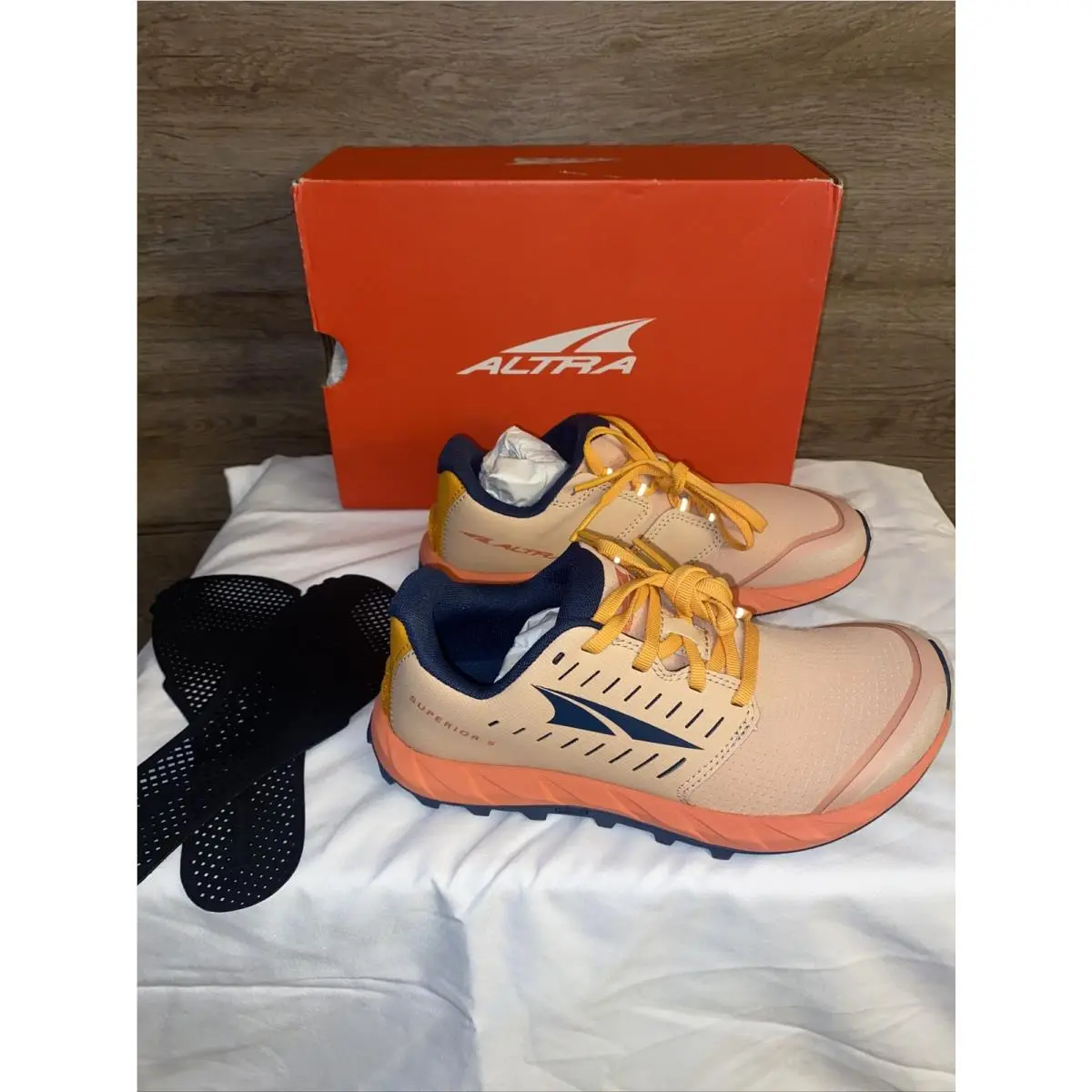 Altra Women`s AL0A5483 Superior 5 Trail Running Shoe Dusty Pink Sz 5.5