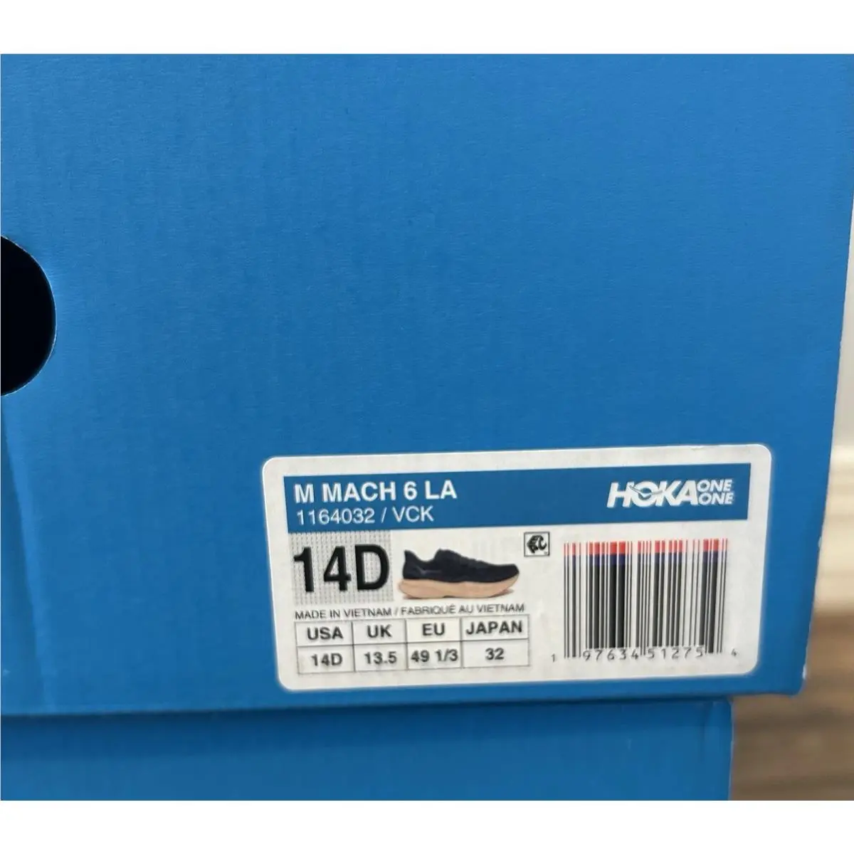 Hoka shoes - Hoka One One Mach 6 - 1164032 VCK - Varsity Navy Black 5