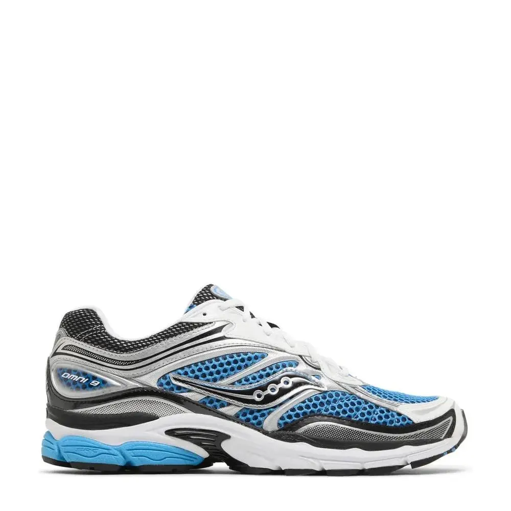 Saucony Progrid Omni 9 OG Royal Silver Athletic Running Blue Men`s Sneakers