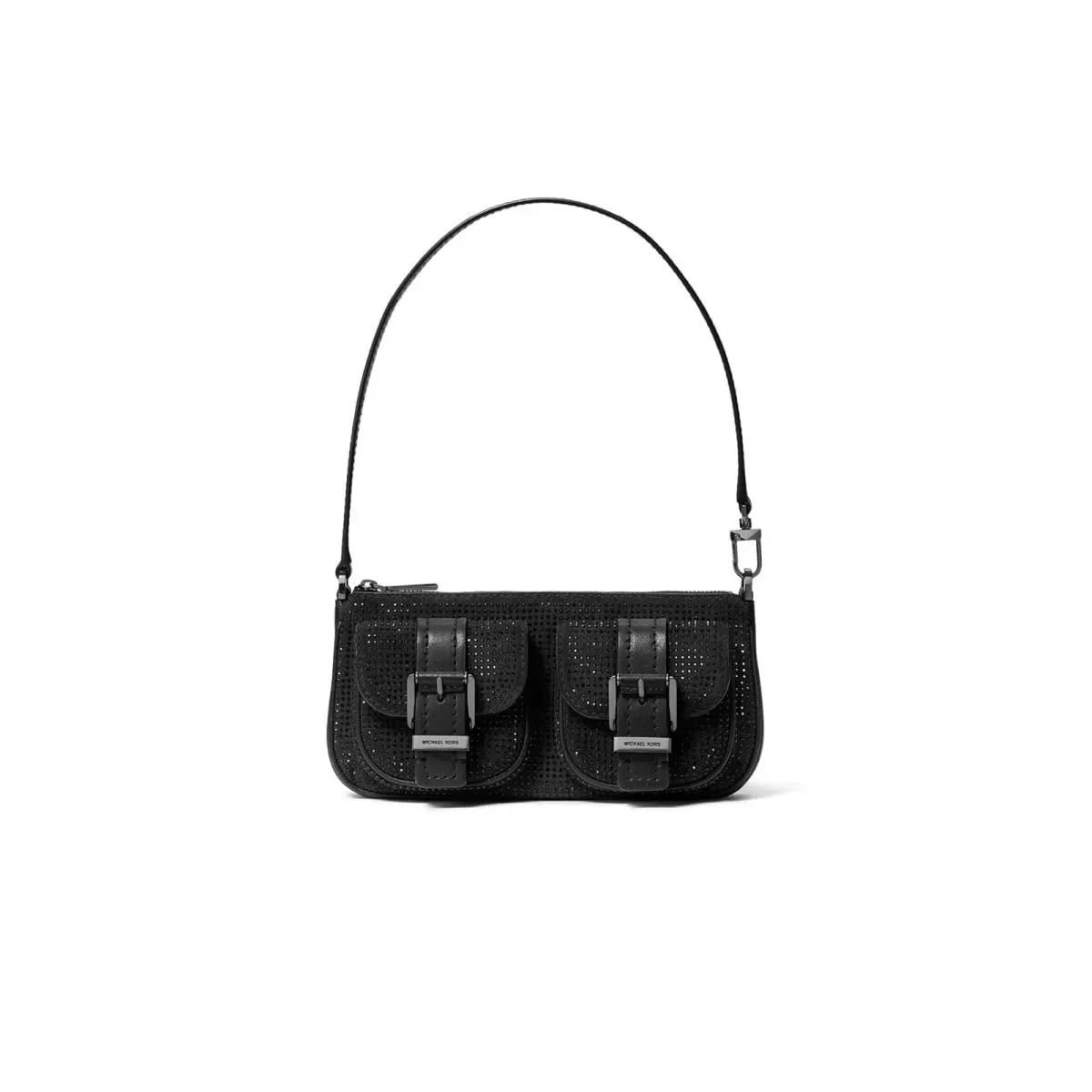 Woman`s Handbags Michael  Zoe Small Convertible Pouchette Black 2 by Michael Kors
