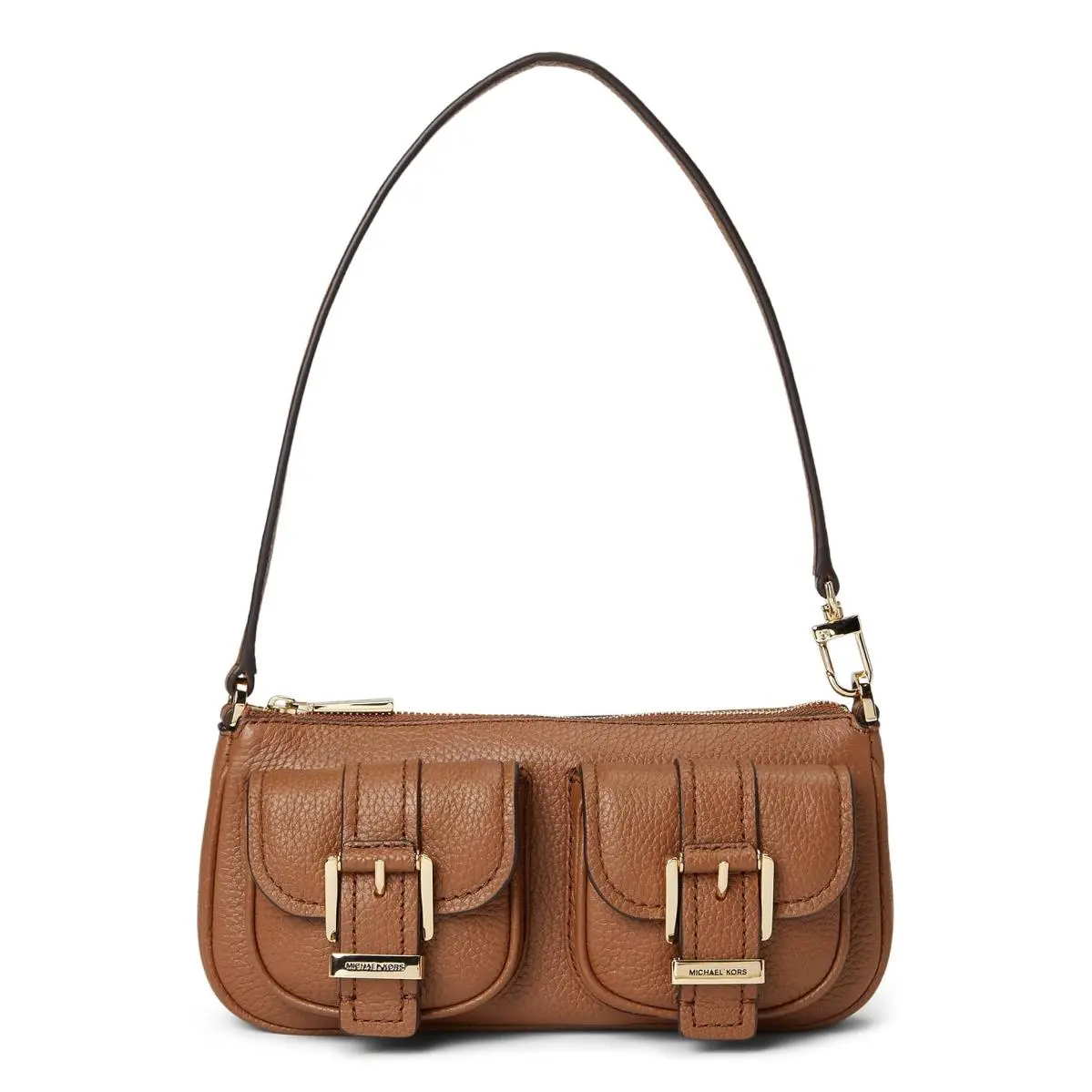 Woman`s Handbags Michael  Zoe Small Convertible Pouchette Luggage by Michael Kors