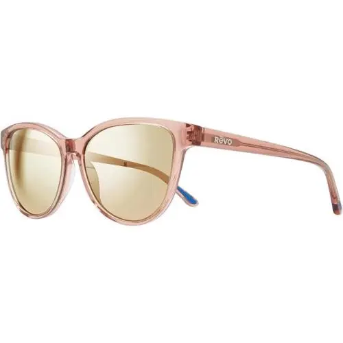 Sunglasses Daphne Petite Crystal Mauve Frame / Gold Polarized Lens RE1198 by Revo