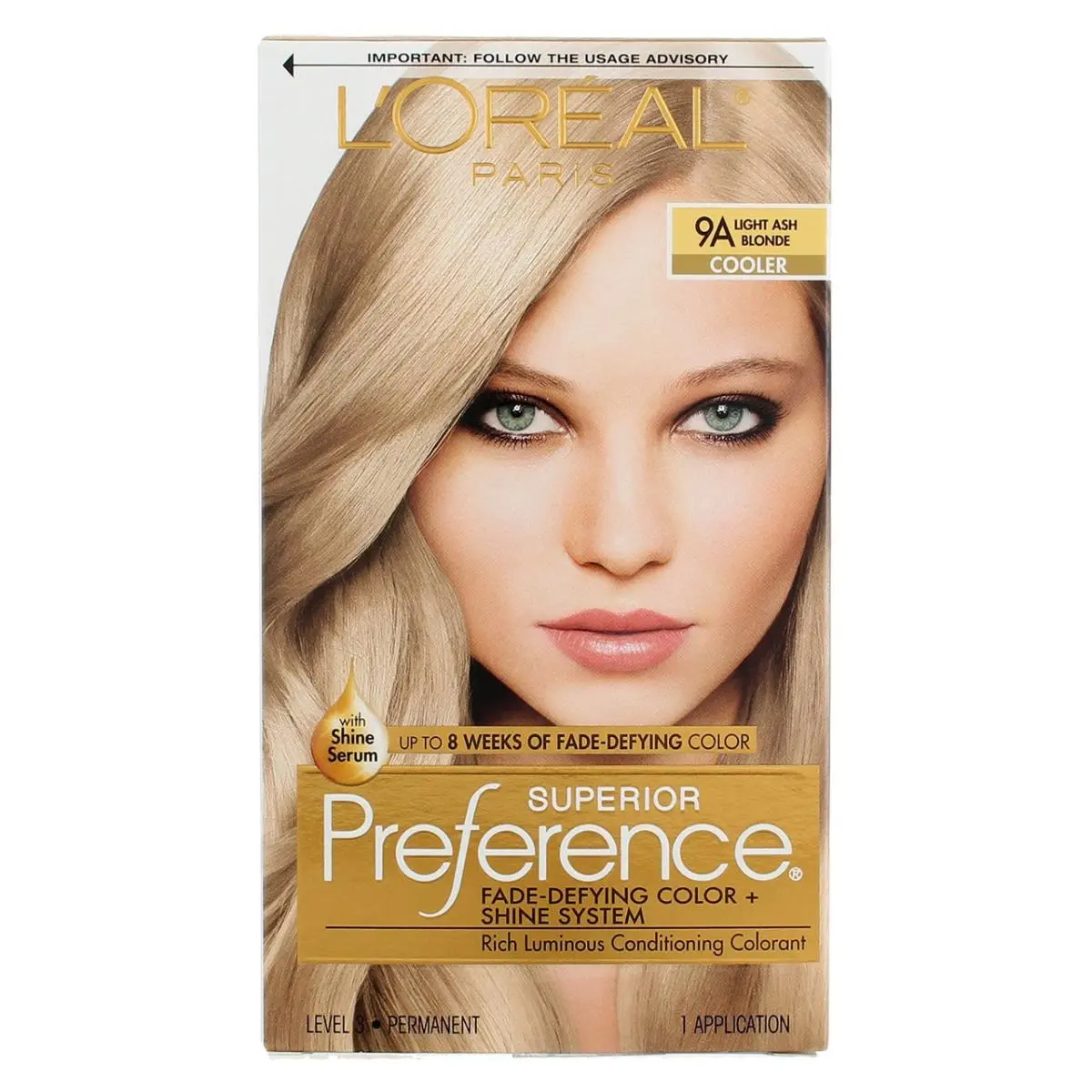 3 Pack L`oreal Paris Superior Preference Fade Defying Hair Color Light Ash - Light Ash Blonde