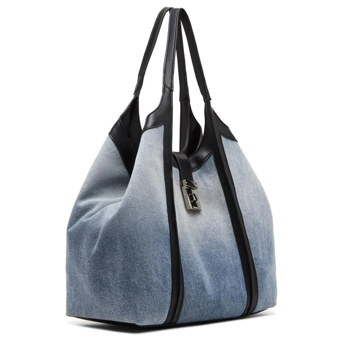 Steve Madden Blenore Hobo Large Shoulder Bag Denim