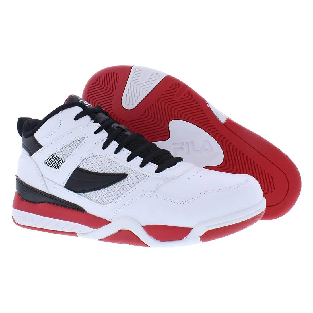 Fila Vert Hops Mens Shoes Size 13 Color: White/black/red