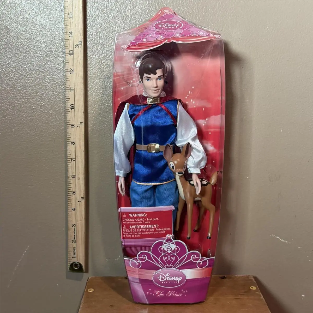 Disney Store Snow White Prince Fashion Doll Deer Friend 12 Inch Boxed