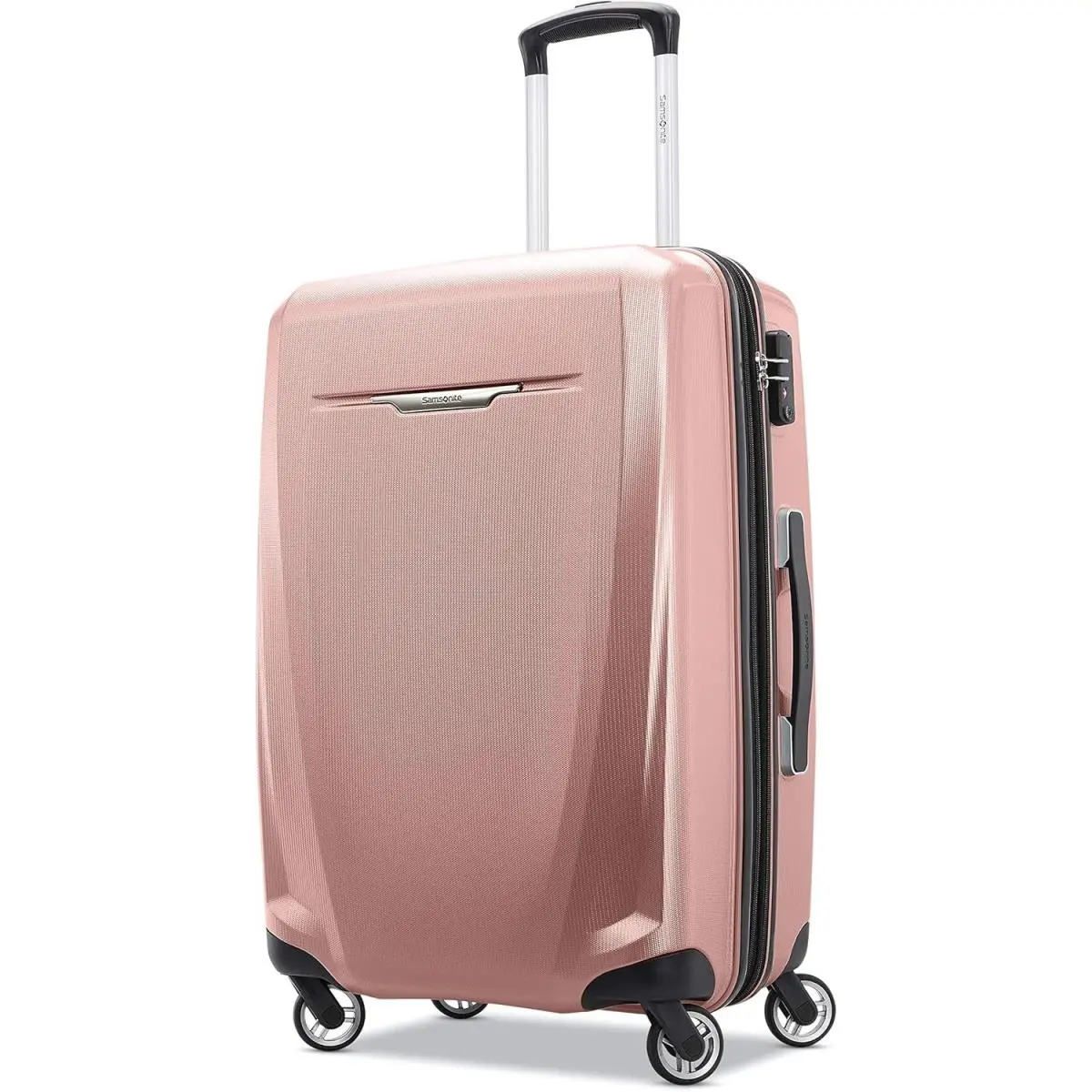 Samsonite Winfield 3 Dlx Hardside Expandable Luggage w/ Spinners Checked 25 Inch