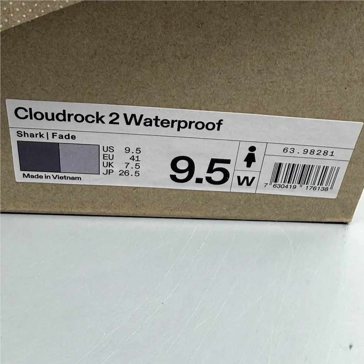 On-Running shoes - On Cloudrock 2 Waterproof - Cloudrock Waterproof - 6398281 - Shark/Fade (UPC: 7630419176138) 12