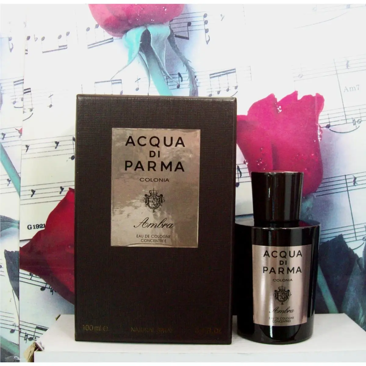 Acqua Di Parma Ambra Edc Concentree Spray 3.4 Fl. Oz. Box
