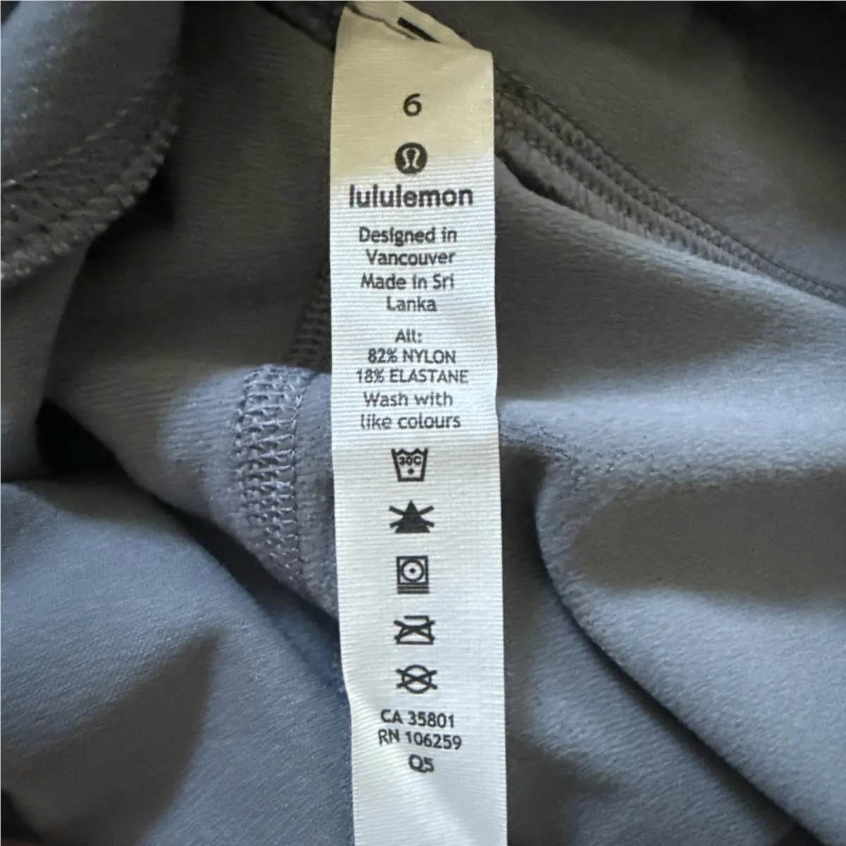Lululemon clothing - W5BD3S - W5BD3S - Solar Grey 5
