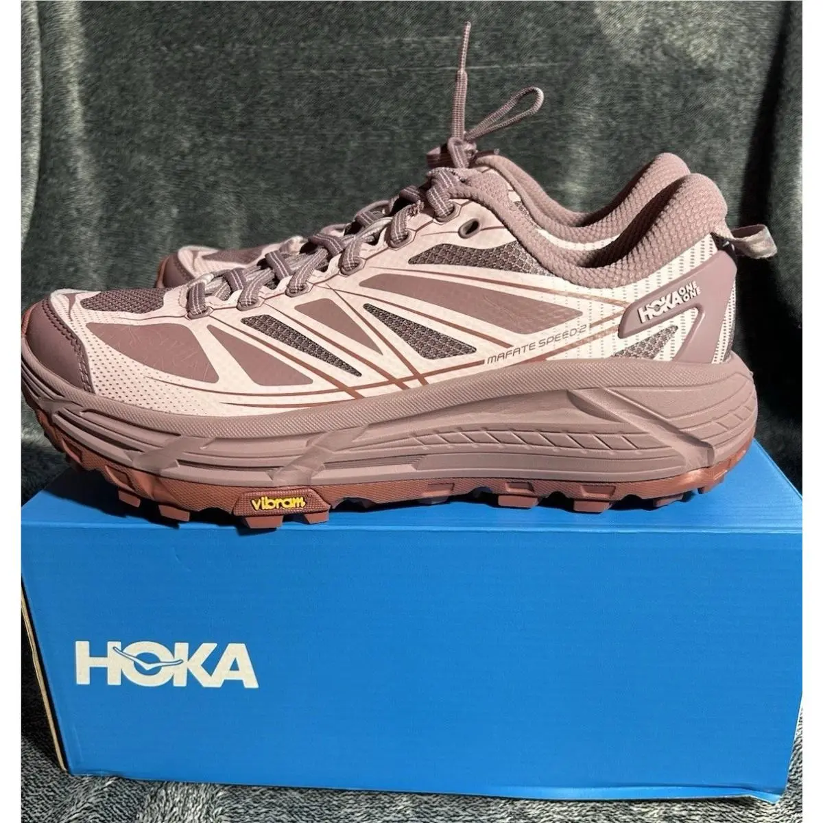 Size 8 - Hoka One One Hoka Mafate Speed 2 Classic Mauve Carnation