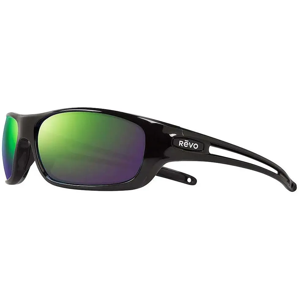 Sunglasses Coast Matte Black Frame / Evergreen Polarized Lens RE1185 01 GN by Revo