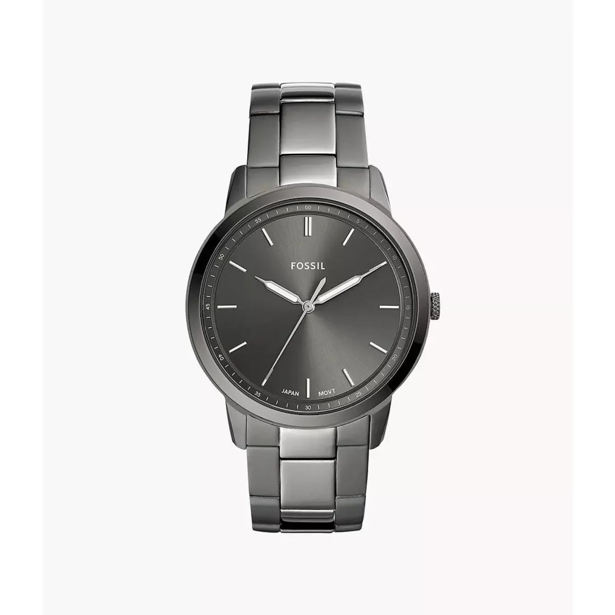 Fossil Minimalist Three-hand Smoke Stainless Steel Watch FS5459