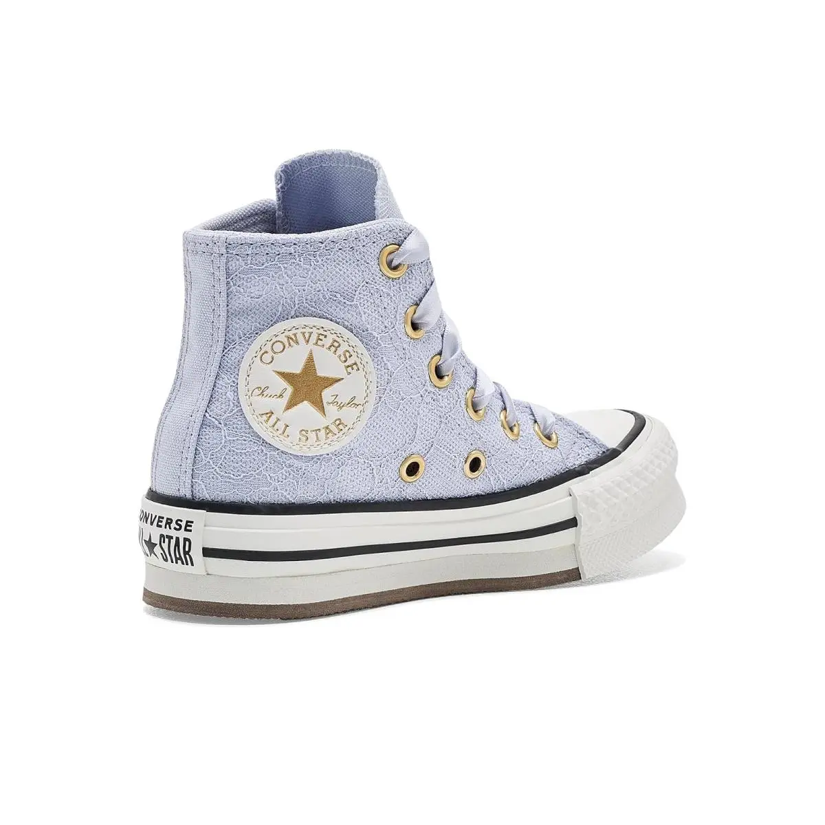 Converse shoes - Almost Lavender/Gold 1