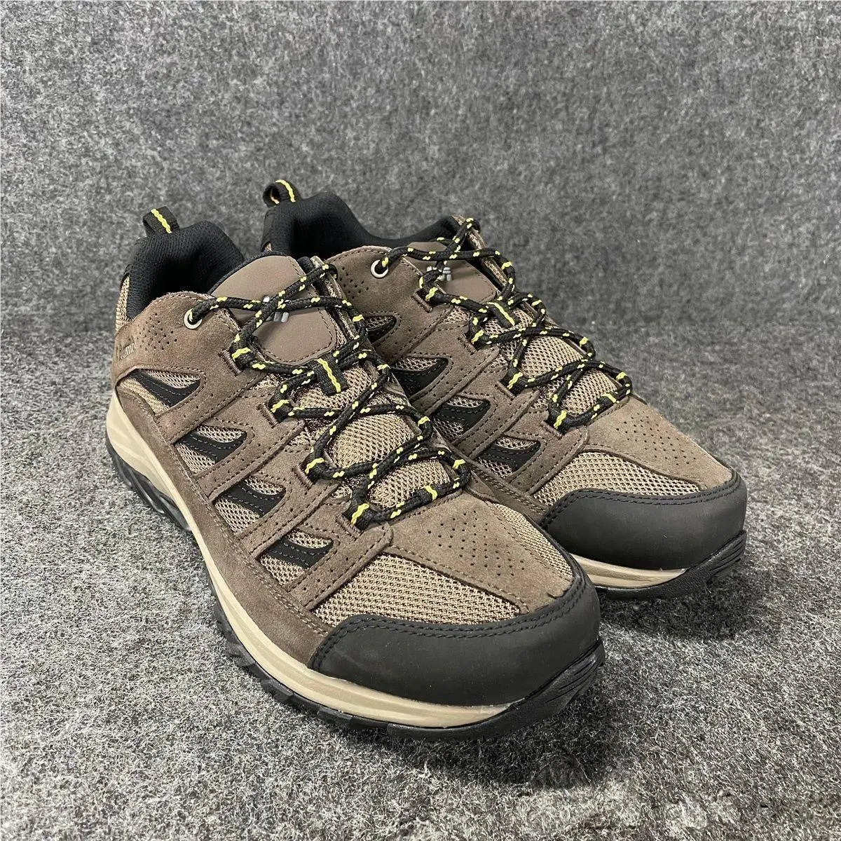 Columbia Crestwood Wide Hiking Shoes Men`s Size US 10 Dark Brown