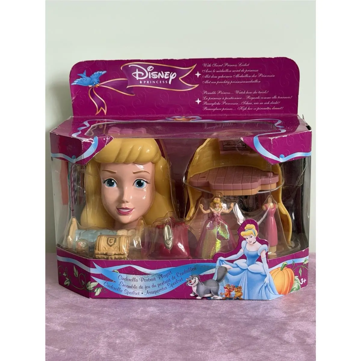Polly Pocket Disney Cinderella Portrait Playset Vintage 1998