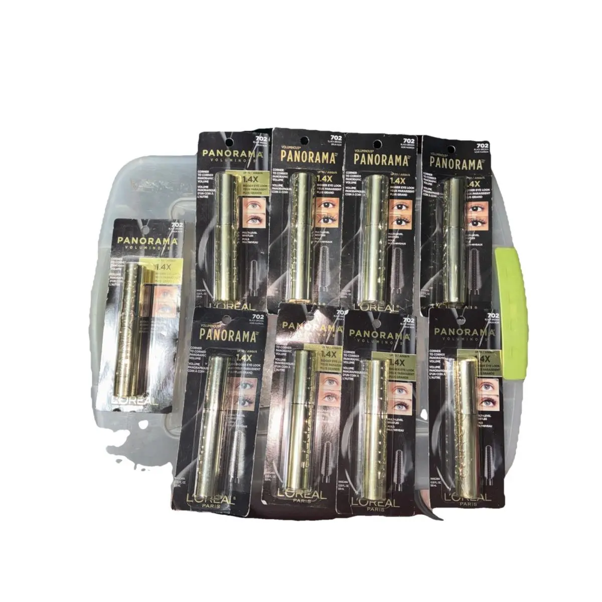 L`oréal 9 Pack L’oréal Paris Voluminous Panorama Mascara Lengthening Black Brown 702