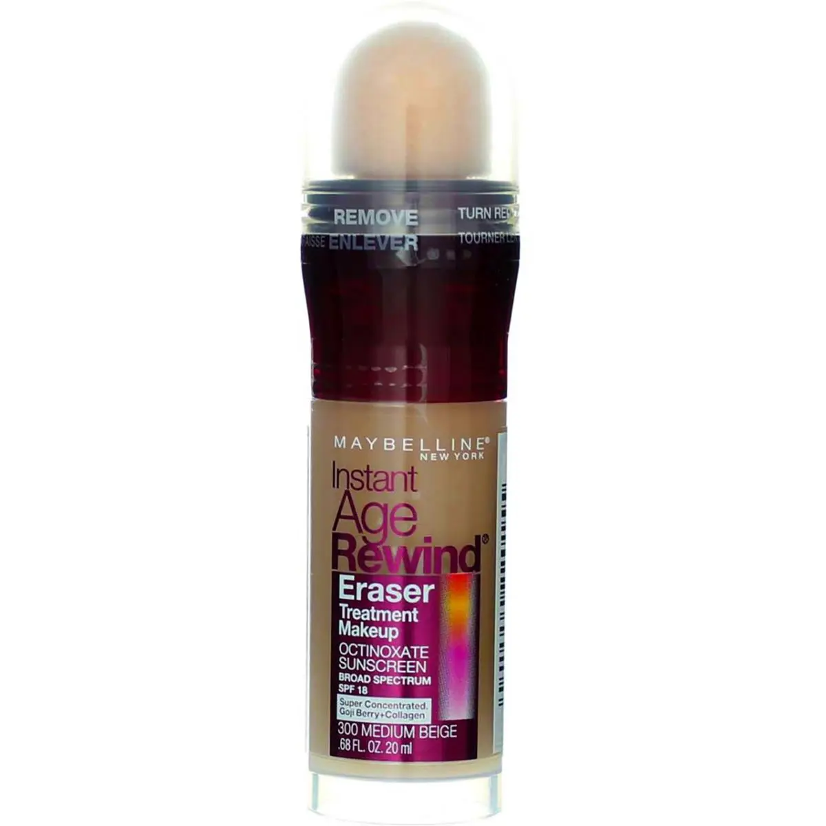4 Pack Maybelline Instant Age Rewind Eraser Treatment Makeup Medium Beige
