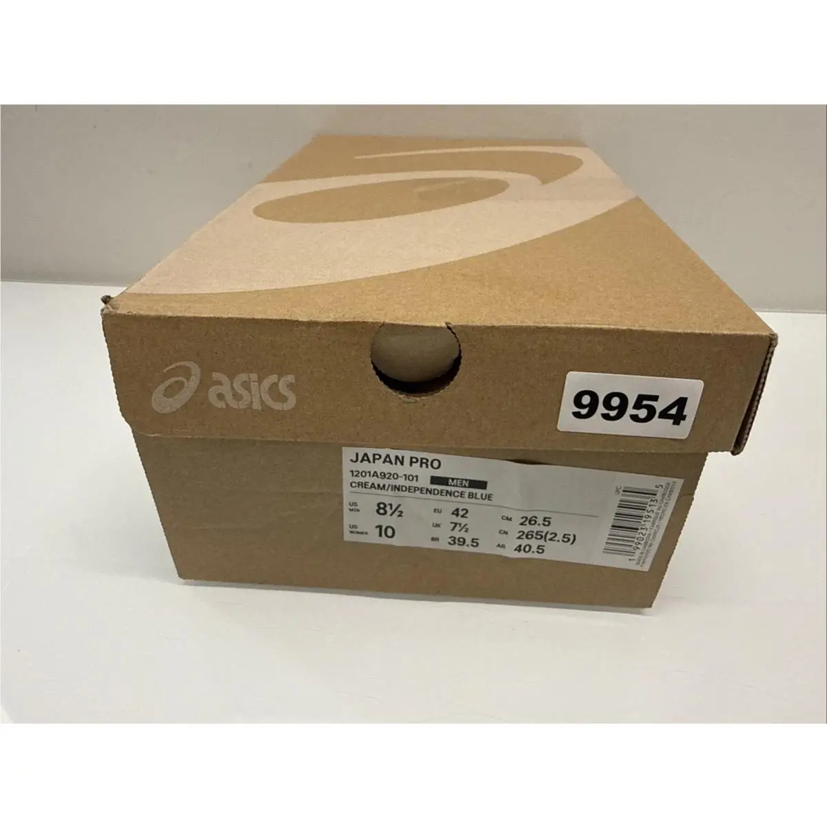 Asics shoes - ASICS Japan Pro - Japan Pro - 1201A920-101 - Cream, Blue (UPC: 0199023195135) 9