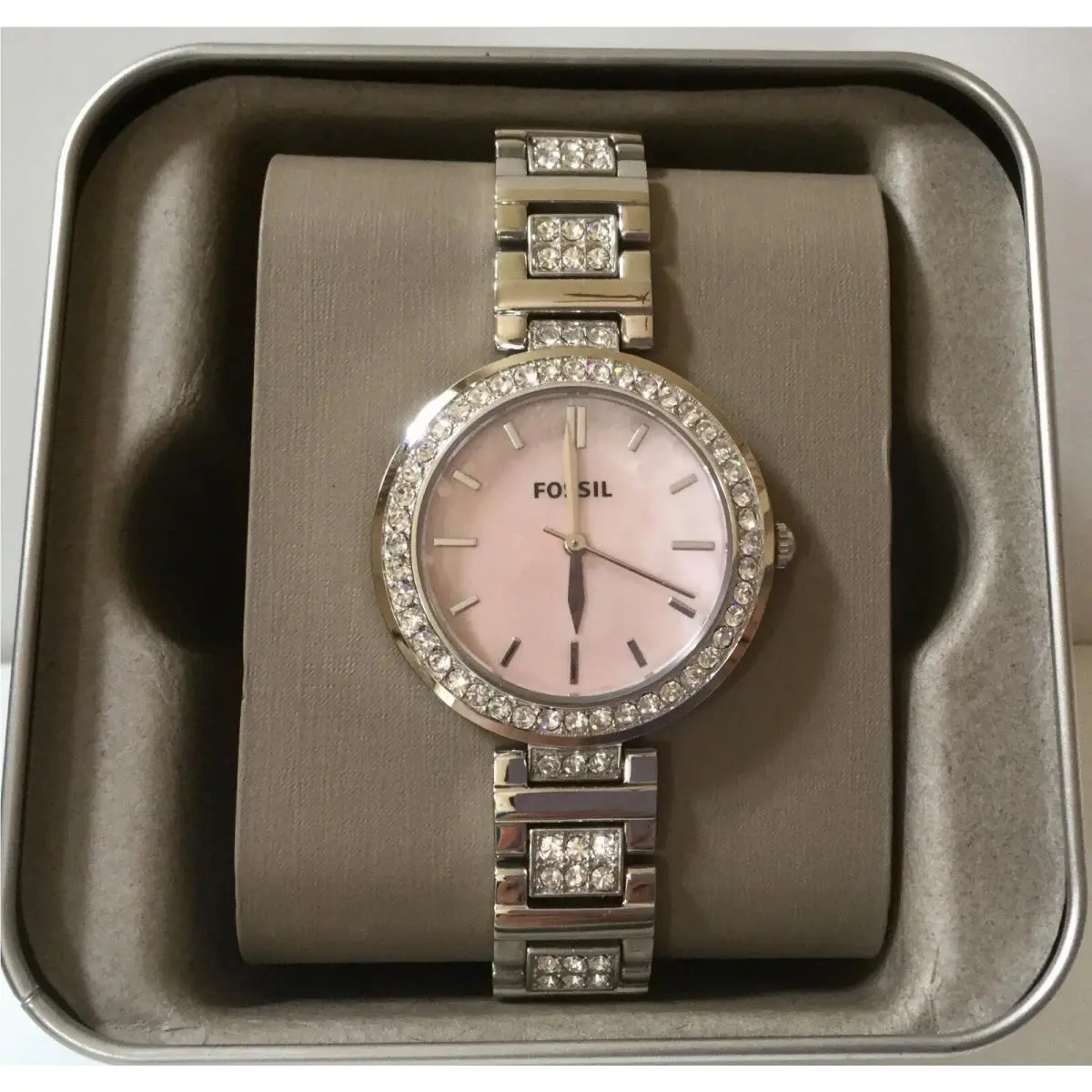 Fossil Women’s Karli Three-hand Stainless Steel Watch