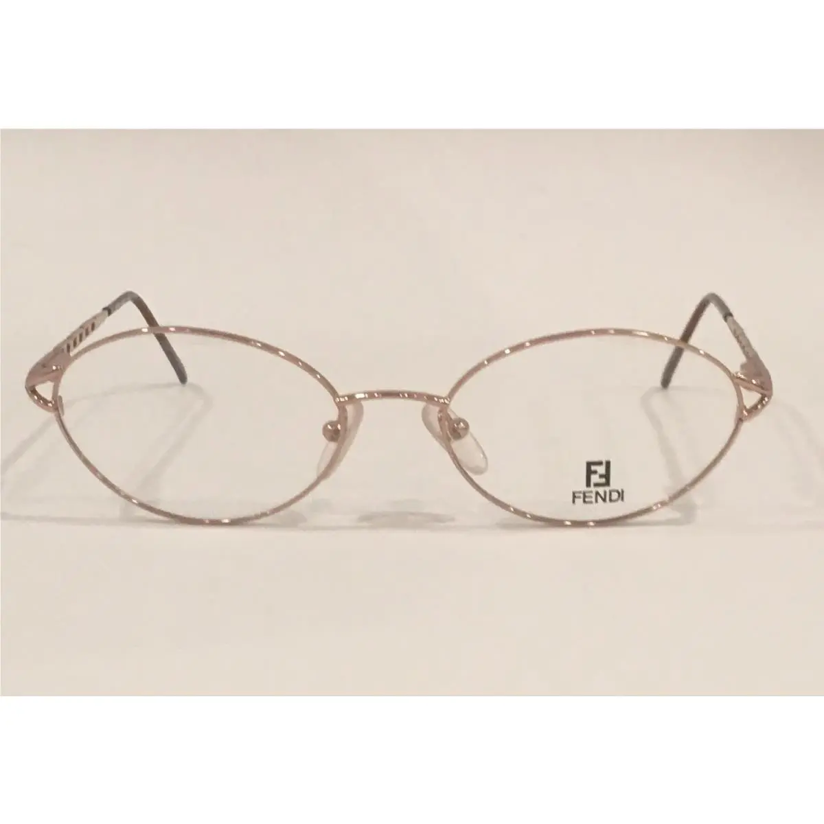 Fendi Women`s Vintage Eyeglasses F525 Salmon Italian Made