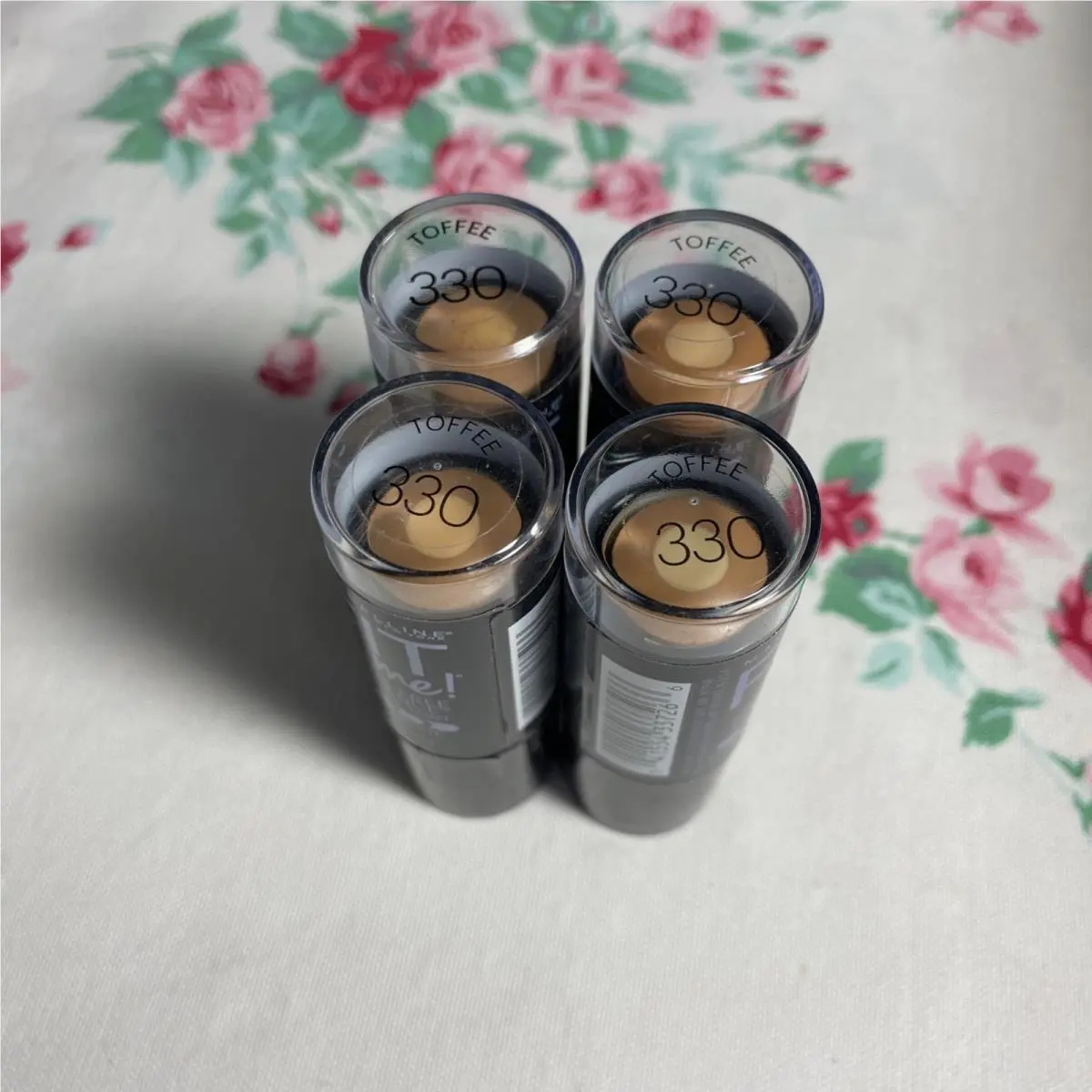 4 Maybelline 330 Toffee Fit Me Shinefree Stick Foundation Seals Broken See