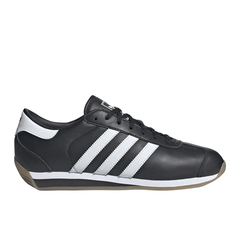 Adidas Country Ii Lace Up Mens Black Sneakers Casual Shoes ID6600