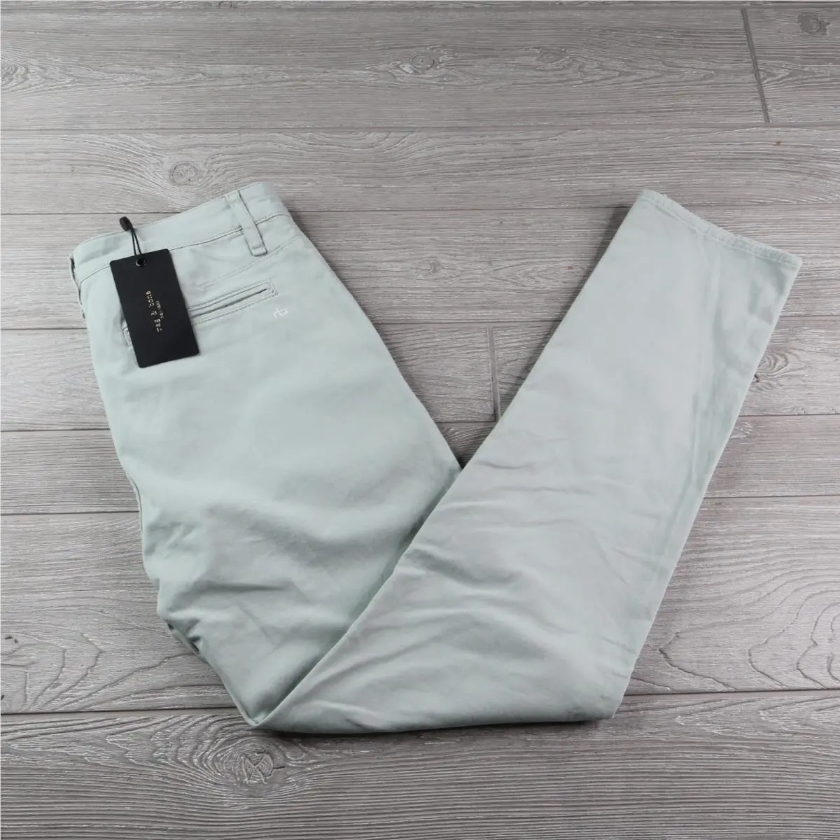Rag Bone Fit 2 Stretch Twill Chino Pants Men`s Size 32x31 Light Blue