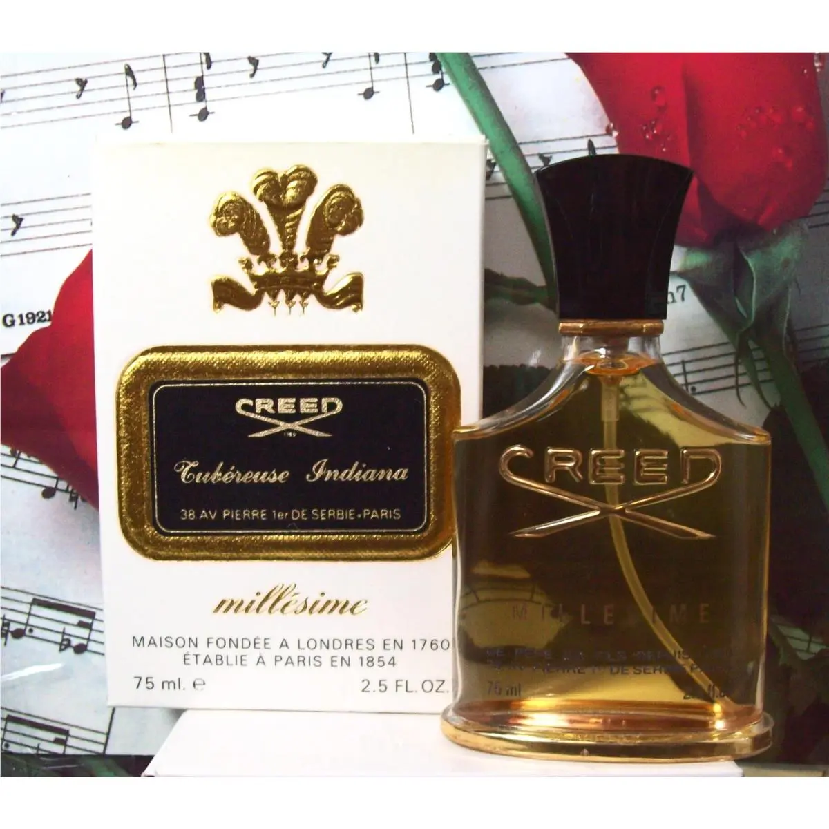 Creed Tubereuse Indiana Millesime Spray 2.5 Oz. From 80`s