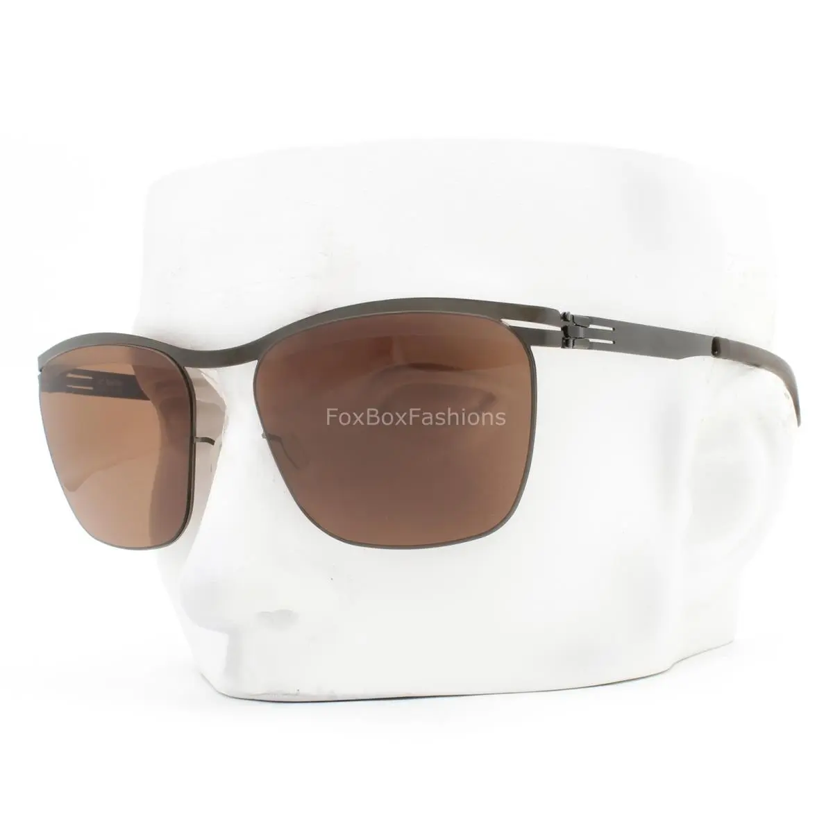 Ic Berlin Tegler See Sunglasses Glasses Dark Gunmetal Nougat Brown W/case