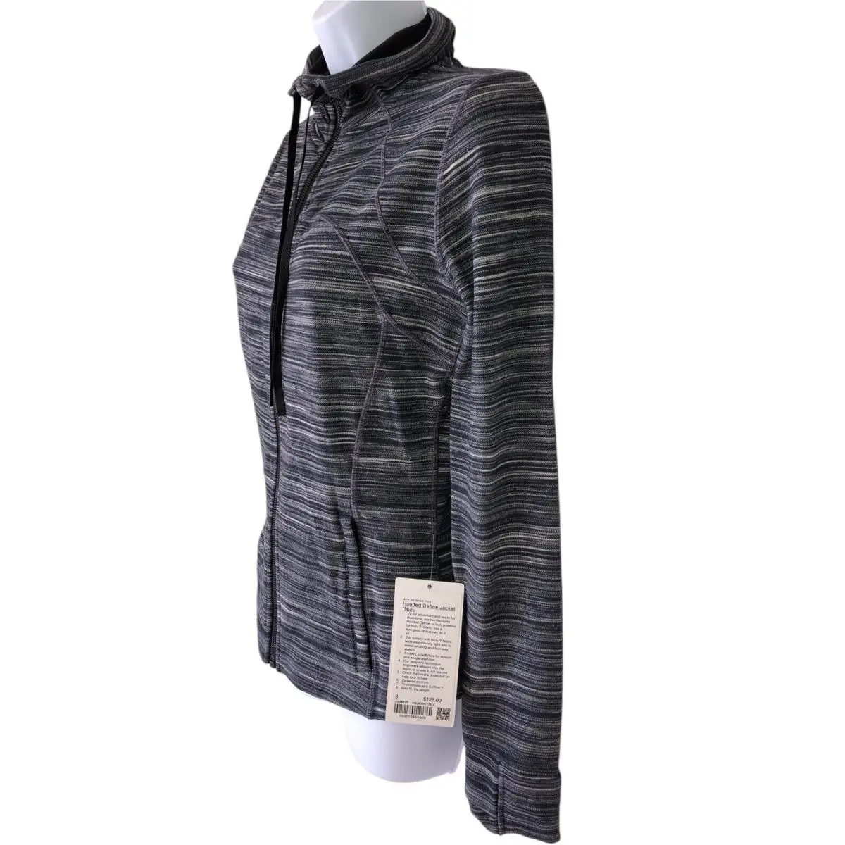 Lululemon clothing - Heathered Black/White/Black 0