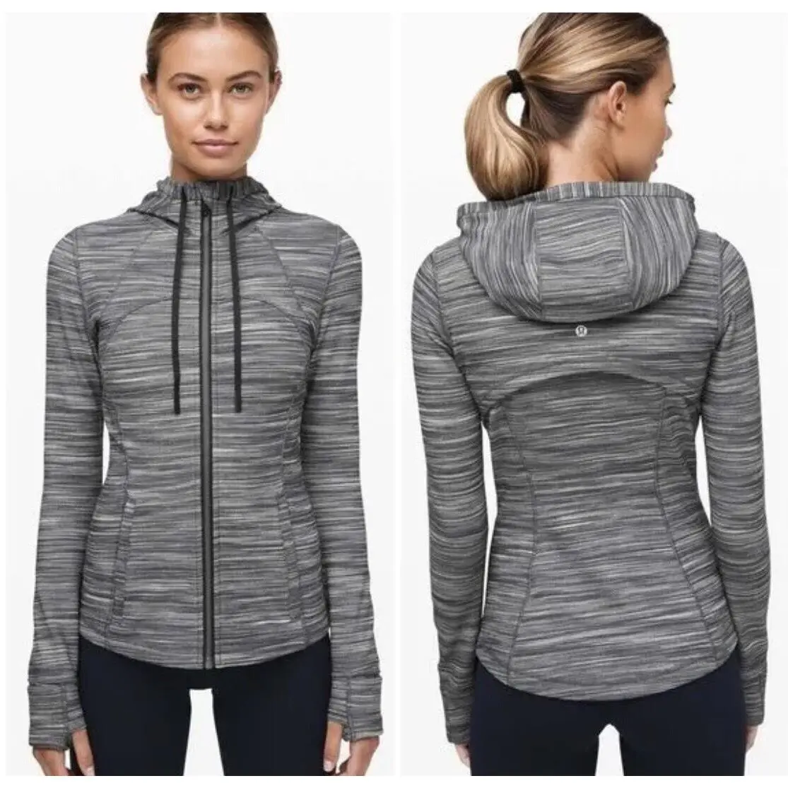 Lululemon clothing - Heathered Black/White/Black 2