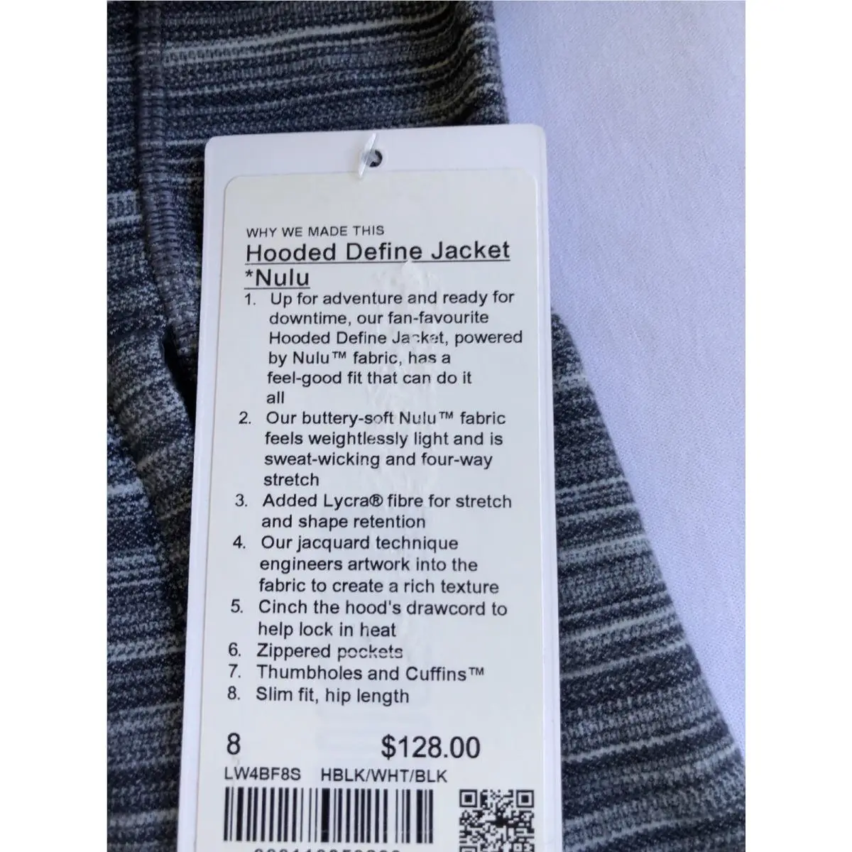 Lululemon clothing - Heathered Black/White/Black 3