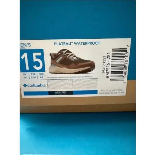 Columbia shoes - Plateau - Plateau - Bison Brown / Warm Copper (UPC: 194895761082) 7