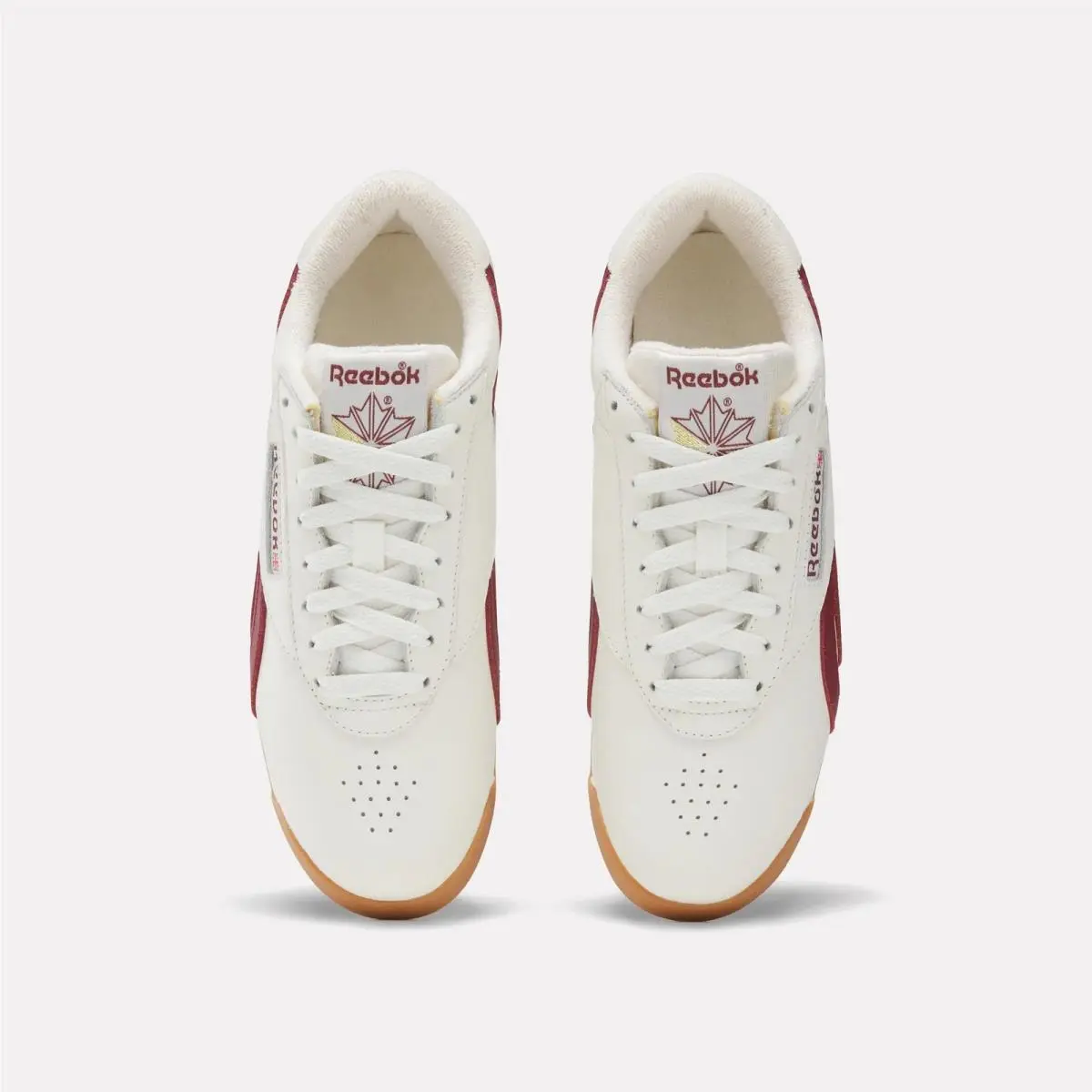 Reebok shoes - Chalk/Classic Burgundy/Gum 0