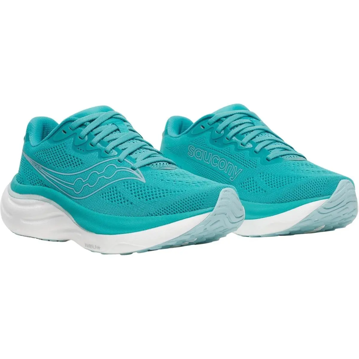 Saucony Women`s Ride 19 Neutral Running Shoes Tranquil/gulf Size 8.5