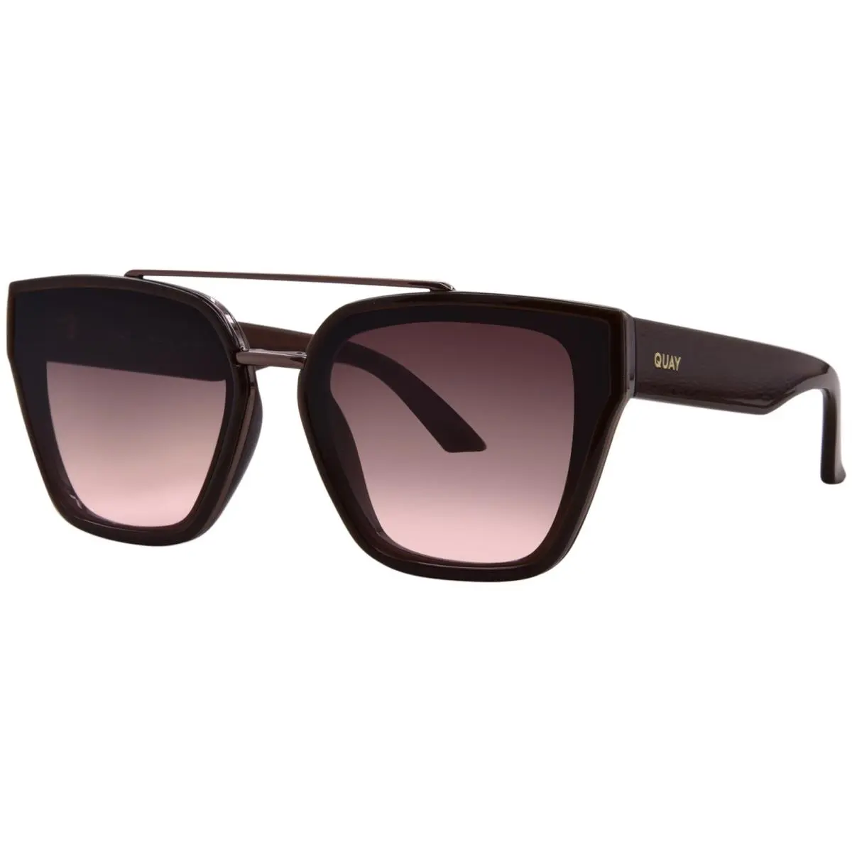 Quay Sweet-talker NO-NS-2821 Dbrn/brnrs Sunglasses Women`s Brown/brown Rose 65mm