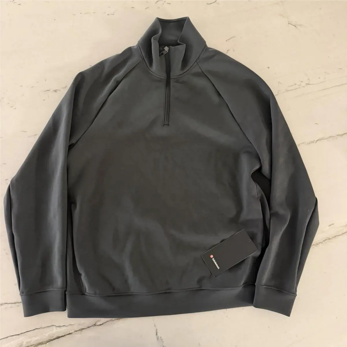 Lululemon Men`s Smooth Spacer Quarter Zip Black Size L