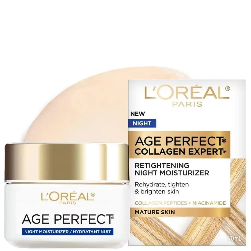L`oreal Paris Skin Care Age Perfect Night Cream Antiaging Face Moisturizer by L'Oréal