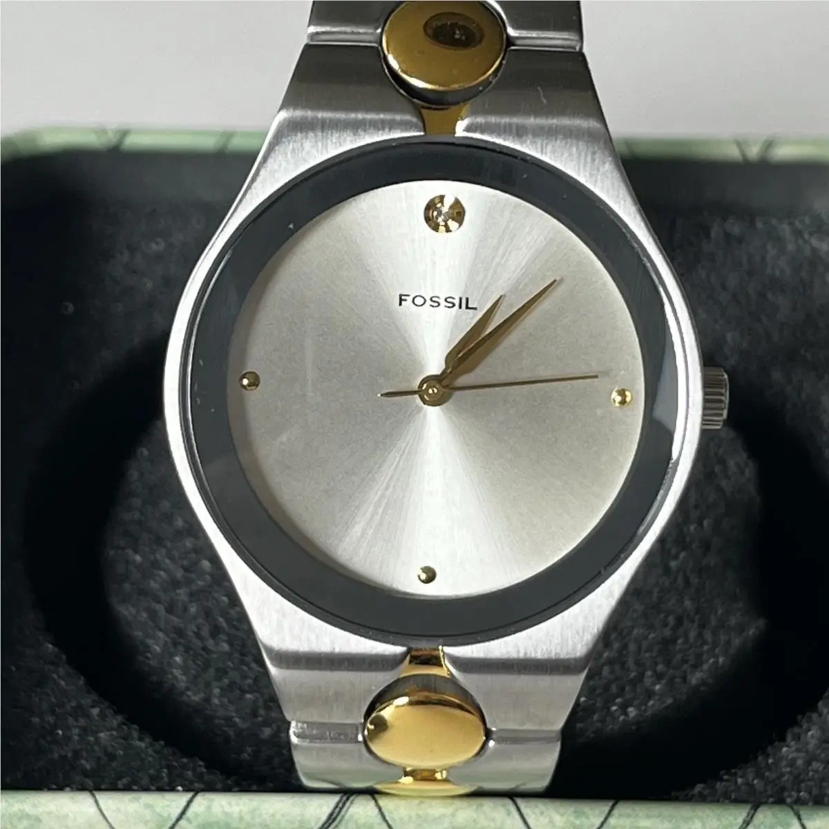 Fossil Arkitetk Women`s PR5152 Two-tone Bracelet Quartz Watch Swiss Battery