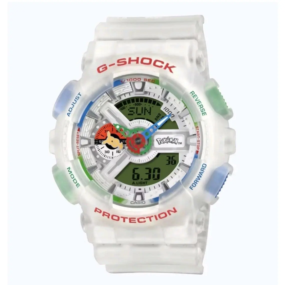 Casio Pokémon x G-shock GA-110PKM-7AJR Pokémon Collaboration Model