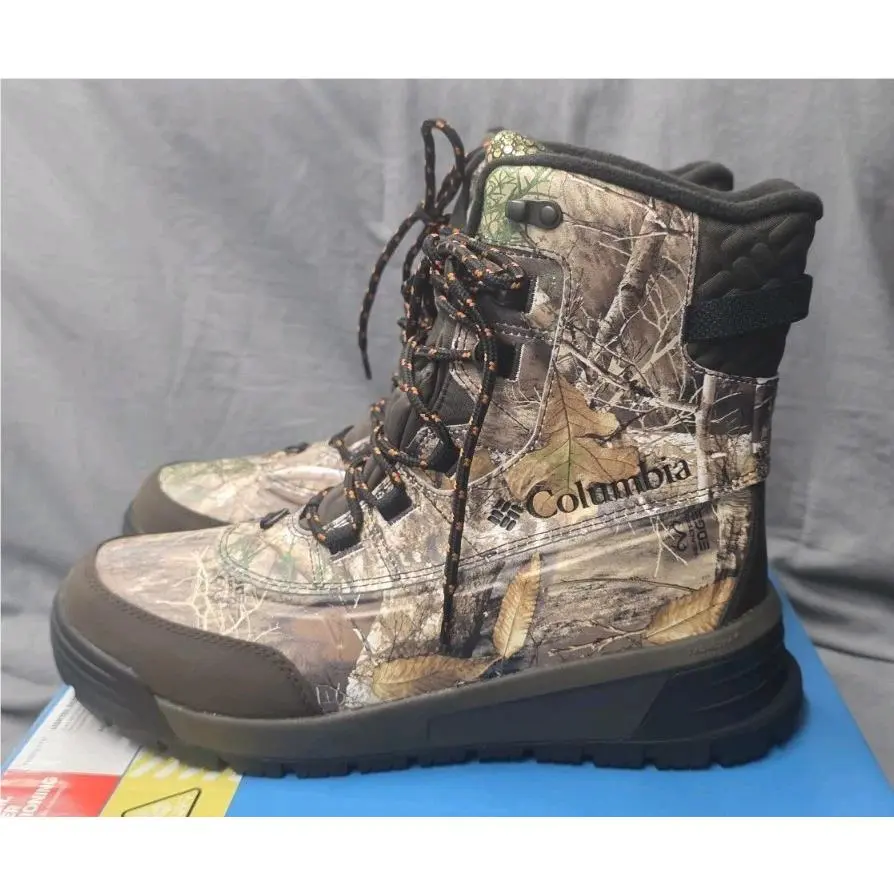 Columbia Bugaboot Celsius Boots Cordovan Persimmon Camo Men Size 11