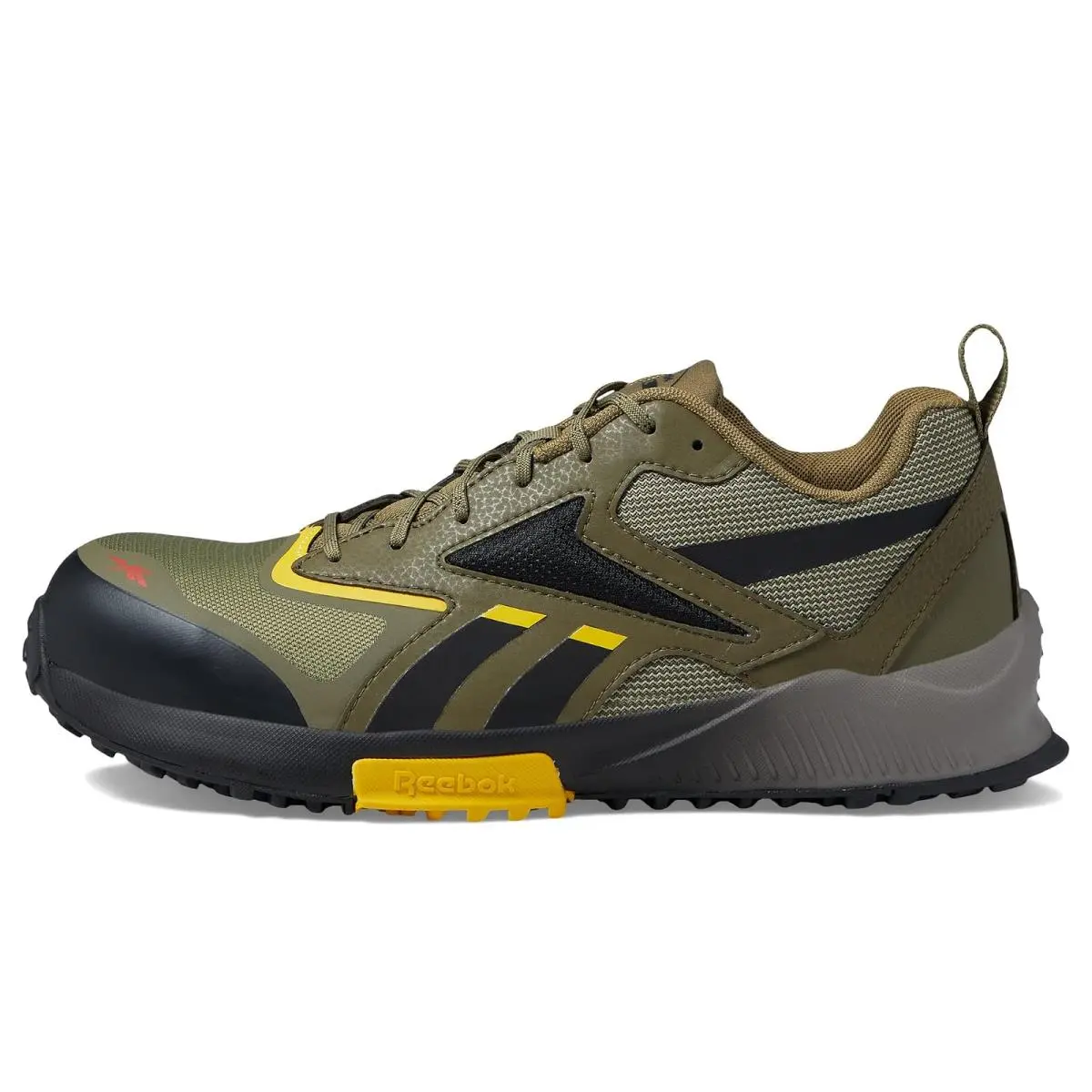 Reebok shoes - Army Green/Black/Yellow 2