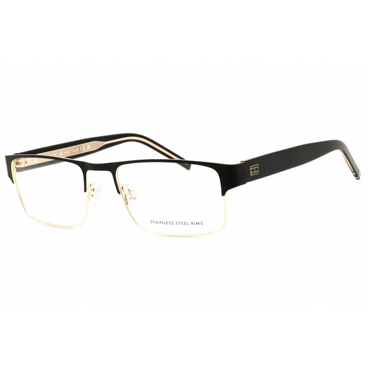 Tommy Hilfiger TH 2074 0I46 00 Matte Black Gold 55mm Eyeglasses