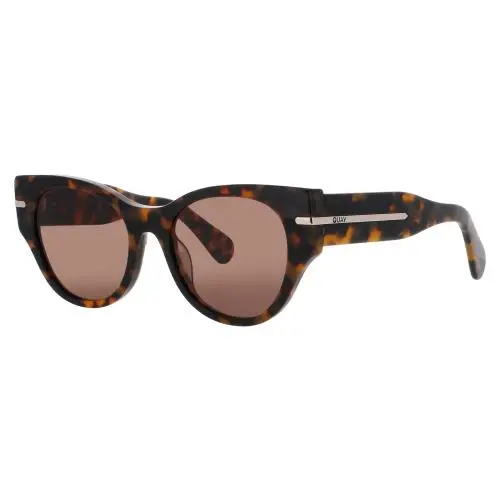 Quay Chit CHAT-77734 Sunglasses Sun Glasses Pbtrt/brn Peanut 53mm by QUAY