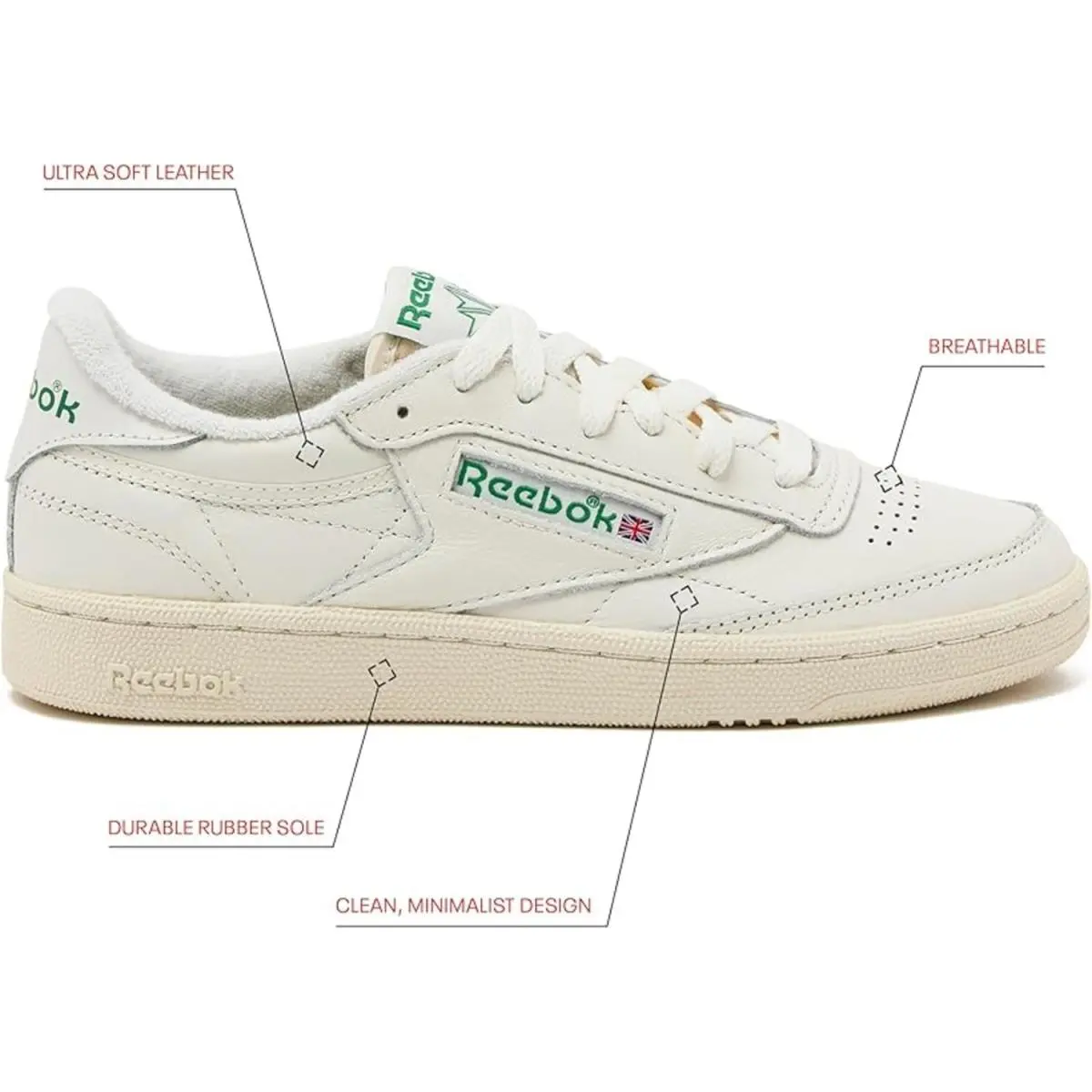 Reebok shoes - Athletic - Athletic - Footwear White/Batik Blue/Chalk 10