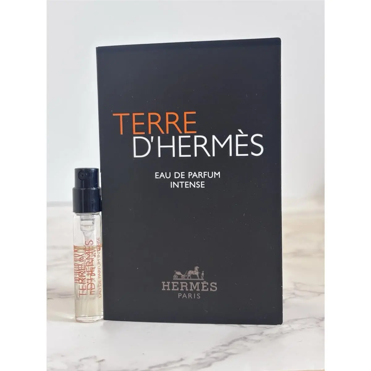 Hermes Terre D`hermes Eau de Parfum Intense 0.06oz 2ml Sample Size Men